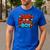Spider Birthday Party Dad Of The Birthday Boys Spider Webs Men's Casual T-Shirt Royal Blue Spider Birthday Party Dad Of The Birthday Boys Spider Webs Men's Casual T-Shirt Royal Blue