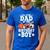 All Star Dad Of The Birthday Boy Basketball Soccer Sport Men's Casual T-Shirt Royal Blue