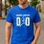 Star Trek Father's Day Galaxy's Greatest Dad Badge Men's Casual T-Shirt Royal Blue