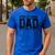 Stay At Home Dad Humor Quote Fathers Quote Men's Casual T-Shirt Royal Blue