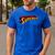 Super Dad Superdad Superhero Dad Men's Casual T-Shirt Royal Blue