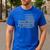 Support ALS Awareness Month USA American Flag Men Dad Men's Casual T-Shirt Royal Blue
