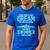 Swimming Parent Swimmer Mom Dad My Favorite Swim Meet Men's Casual T-Shirt Royal Blue