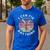 Swiss Army Knife DIY Dad Fathers Day Fix Anything Handyman Men's Casual T-Shirt Royal Blue