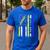 T21 Dad American Flag Down Syndrome Awareness Men's Casual T-Shirt Royal Blue T21 Dad American Flag Down Syndrome Awareness Men's Casual T-Shirt Royal Blue