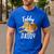 Tabby Daddy Cat Lover Saying Graphic Men's Casual T-Shirt Royal Blue
