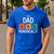 I Tell Dad Jokes Periodically Fathers Day Chemical Men's Casual T-Shirt Royal Blue I Tell Dad Jokes Periodically Fathers Day Chemical Men's Casual T-Shirt Royal Blue