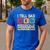I Tell Dad Jokes Periodically Retro Papa Fathers Day Men Men's Casual T-Shirt Royal Blue