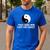 Thicc Dads Who Vape For Christ Father Day Men's Casual T-Shirt Royal Blue