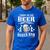 I Thought She Said Beer Competition Cheer Dad Men's Casual T-Shirt Royal Blue I Thought She Said Beer Competition Cheer Dad Men's Casual T-Shirt Royal Blue