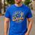 Tired Dads Club Men's Casual T-Shirt Royal Blue Tired Dads Club Men's Casual T-Shirt Royal Blue