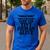 Today's Mission Keep Tiny Human Alive Father's Day Dad Men's Casual T-Shirt Royal Blue
