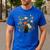 Tortie Cat Owner Flowers Tortie Cat Mom Tortie Cat Dad For Men Women Kids Men's Casual T-Shirt Royal Blue