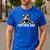 Tortoise Dad Tortoise With Sunglasses Vintage Tortoise Dad Men's Casual T-Shirt Royal Blue