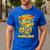 Transformers Father's Day Bumblebee My Dad Is Brave Men's Casual T-Shirt Royal Blue