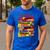 Transformers Father's Day Vintage Autobots Line Up Dad Is Men's Casual T-Shirt Royal Blue