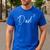 Twin Dad Squared Men's Casual T-Shirt Royal Blue Twin Dad Squared Men's Casual T-Shirt Royal Blue