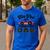Two Fast Dad Of The Birthday Boy Racing Car Family Men's Casual T-Shirt Royal Blue