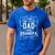 I Have Two Titles Dad And Grandpa Father's Day Proud Grandpa Men's Casual T-Shirt Royal Blue