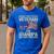 I Have Two Titles Veteran And Grandpa Dad Papa Grandpa Men's Casual T-Shirt Royal Blue