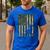 US Flag Deer Elk Buck Camoflage Hunting Hunter Dad Grandpa Men's Casual T-Shirt Royal Blue US Flag Deer Elk Buck Camoflage Hunting Hunter Dad Grandpa Men's Casual T-Shirt Royal Blue