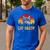 Vintage Cat Daddy Cat Lover Cat Dad Fathers Men's Casual T-Shirt Royal Blue Vintage Cat Daddy Cat Lover Cat Dad Fathers Men's Casual T-Shirt Royal Blue