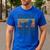 Vintage Doodle Dad Aussie Doodle & Goldendoodle Men's Casual T-Shirt Royal Blue