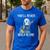 Vintage Father Son Family Autistic Kids Autism Awareness Dad Men's Casual T-Shirt Royal Blue Vintage Father Son Family Autistic Kids Autism Awareness Dad Men's Casual T-Shirt Royal Blue