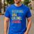 Vintage Husband Dad Colonel Legend Retro T-Shirt Men's Casual T-Shirt Royal Blue