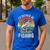 Vintage I'd Rather Be Fishing Graphic Bass Dad Boy Men Men's Casual T-Shirt Royal Blue