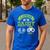 Vintage Leveling Up To Daddy 2026 Soon To Be Dad 2026 Men's Casual T-Shirt Royal Blue