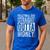 Volleyball Dad Straight Outta Money Men's Casual T-Shirt Royal Blue