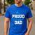 Volleyball Player Team Dad Father Proud Volleyball Dad Men's Casual T-Shirt Royal Blue Volleyball Player Team Dad Father Proud Volleyball Dad Men's Casual T-Shirt Royal Blue