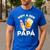 Voy Hacer Papa Ser Papa Voy A Ser Papa Dad To Be In Spanish Men's Casual T-Shirt Royal Blue