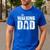 The Walking Dad Father Man Dead Retro Vintage Men Fun Men's Casual T-Shirt Royal Blue The Walking Dad Father Man Dead Retro Vintage Men Fun Men's Casual T-Shirt Royal Blue