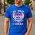 All I Want Is For My Dad In Heaven To Know How Much I Love Men's Casual T-Shirt Royal Blue
