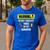 Warning Do Not Touch My Tools Or My Daughter Dad Men's Casual T-Shirt Royal Blue