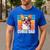 Welsh Corgi Pembroke Dog Corgi Dad -Adults Small Classic Fit Short Sleeve Cotton Polyester Blend Men's Casual T-Shirt Royal Blue