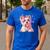 Westie Dog Valentines Day Dog Mom Westie Dad Candy Sucker For Men Women Girls Kids Men's Casual T-Shirt Royal Blue