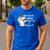 And Why Should I Care Sarcastic Unicorn Dad Mom Men's Casual T-Shirt Royal Blue