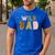 Wild Wild Dad Two Wild Birthday Outfit Zoo Birthday Animal Men's Casual T-Shirt Royal Blue