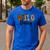 Wild Daddy Zoo Born Two Be Wild B-Day Safari Jungle Animal Men's Casual T-Shirt Royal Blue