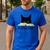 Women's Meowjong Cat Mahjong Chinese Game Cat Mom Dad Men's Casual T-Shirt Royal Blue