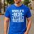 World's Best Farter I Mean Father Retro Father's Day Dad Men's Casual T-Shirt Royal Blue