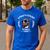 World's Coolest Dog Dad Papa Men Pitbull Men's Casual T-Shirt Royal Blue