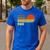 World's Okayest Dad Father Retro Vintage Men's Casual T-Shirt Royal Blue World's Okayest Dad Father Retro Vintage Men's Casual T-Shirt Royal Blue