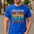 Wrestling Dad Like A Normal Dad Only Cooler Father's Day Men's Casual T-Shirt Royal Blue