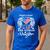 WWII Veterans Daughter Dad Remembrance Veteran Day Men's Casual T-Shirt Royal Blue