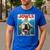 Yellow Lab Jowls Top Labrador Retriever Dog Mom Dad Men's Casual T-Shirt Royal Blue