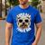 Yorkie Dad Father’s Day Yorkshire Terrier Dog Dad Men's Casual T-Shirt Royal Blue